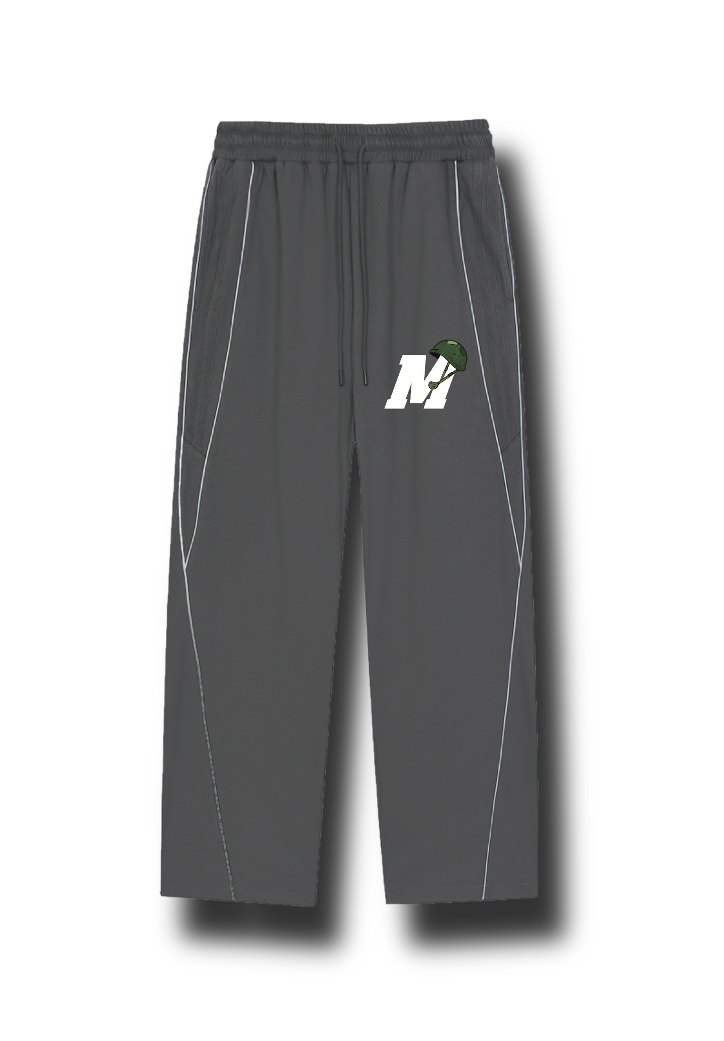 HELMET LOGO REFLECTIVE STRIPED SWEATPANTS