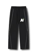 Load image into Gallery viewer, HELMET LOGO REFLECTIVE STRIPED SWEATPANTS
