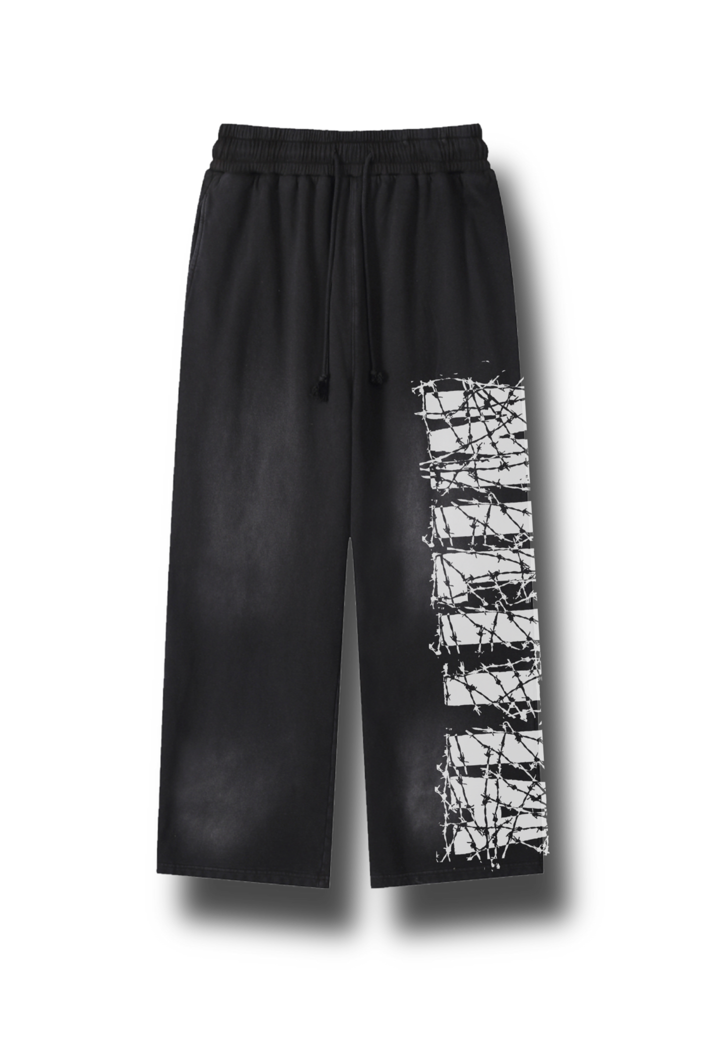BARBED WIRE BAGGY SWEATPANTS
